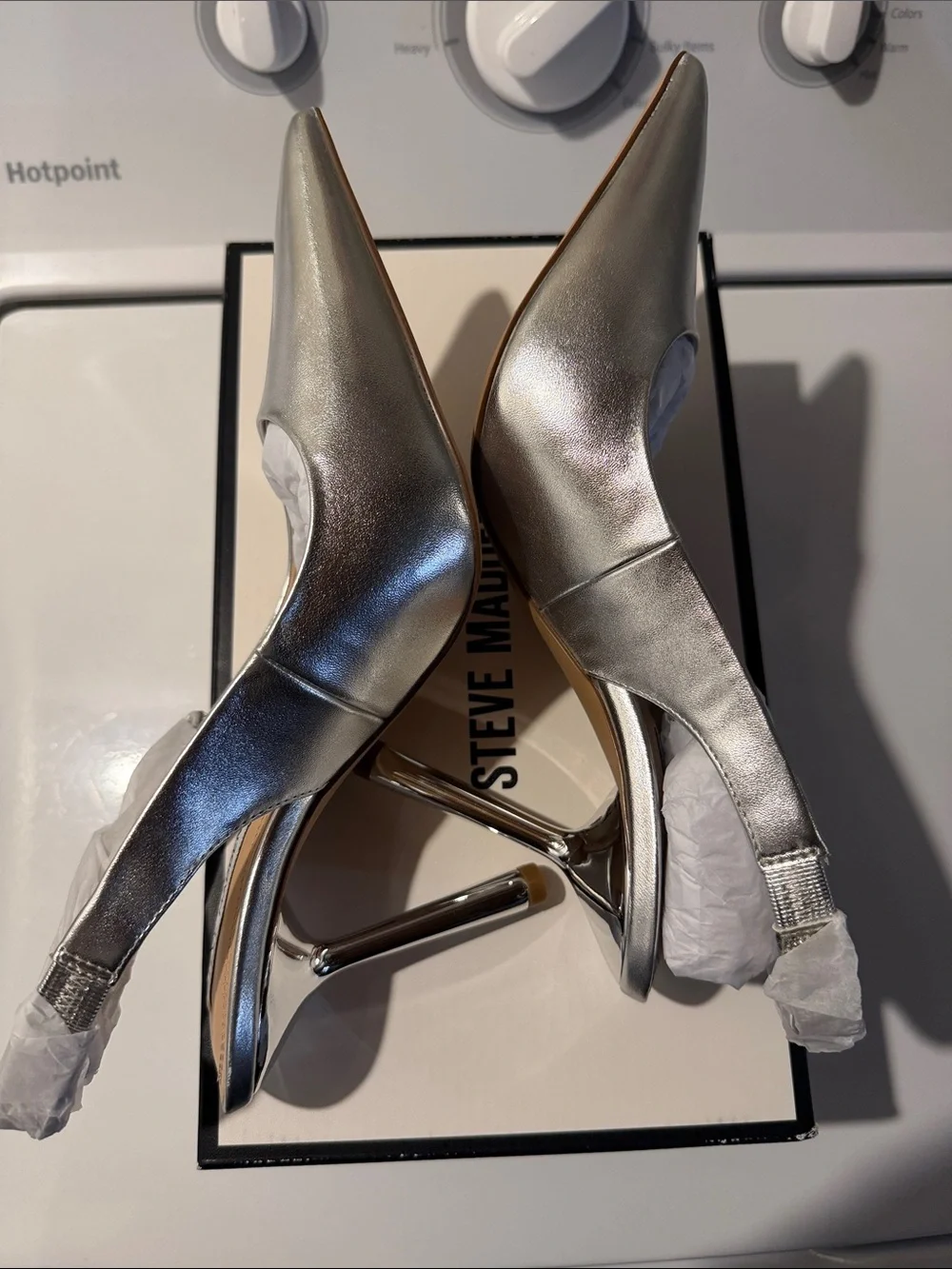 Steve Madden shiny metallic